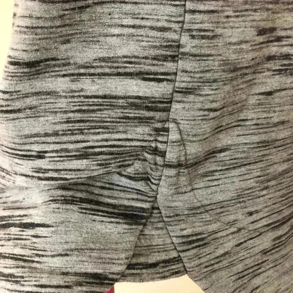 Athleta Grey Sporty Tee Dress V-Neck  Extra Small - Picture 4 of 16